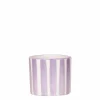 LA GREEN TOUCH - Pot en céramique lilas à rayures