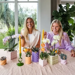 LA GREEN TOUCH - Pot en céramique candy rose