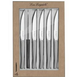 Laguiole coffret de 6 couteaux à steak - 251306mb02k35