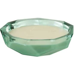 LANA DECO - Bougie déco "origami" 25cm bleu aqua