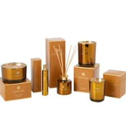 LANA DECO - Bougie parfumée "excellent" 13cm golden honey ocre