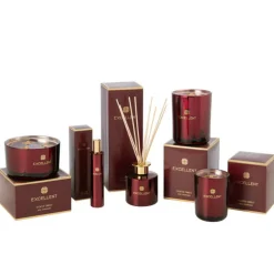 LANA DECO - Bougie parfumée "excellent" 13cm rose champagne rouge