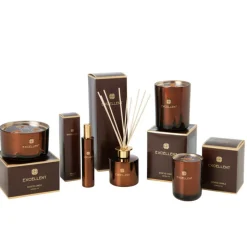 LANA DECO - Bougie parfumée "excellent" 14cm siberia fir marron