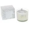 LANA DECO - Bougie parfumée "white gardens" 10cm sapphira amber tea