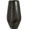 LANA DECO - Vase déco en céramique "smokey" 47cm noir