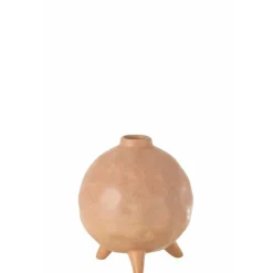 LANA DECO - Vase déco en céramique "ibiza" 17cm rose
