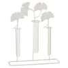 LANA DECO - Vase déco fleurs "3 porteurs" 32cm blanc