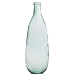 LANA DECO - Vase design en verre "bouteille" 75cm transparent