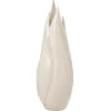 LANA DECO - Vase design en céramique "ibiza brillant" 55cm beige