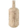 LANA DECO - Vase goutte motif mosaïque "nuye" 54cm beige
