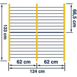 Leifheit séchoir à linge 9.6 m à 18.9 m - 42203122