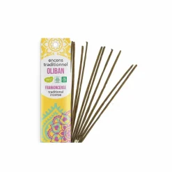 LES ENCENS DU MONDE - Encens indien à l'oliban 40 bâtonnets 45 min