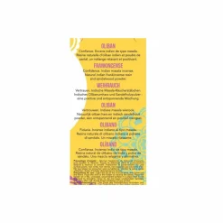 LES ENCENS DU MONDE - Encens indien à l'oliban 40 bâtonnets 45 min