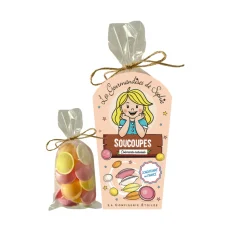 LES GOURMANDISES DE SOPHIE - Sachet de soucoupes colorées - 32g
