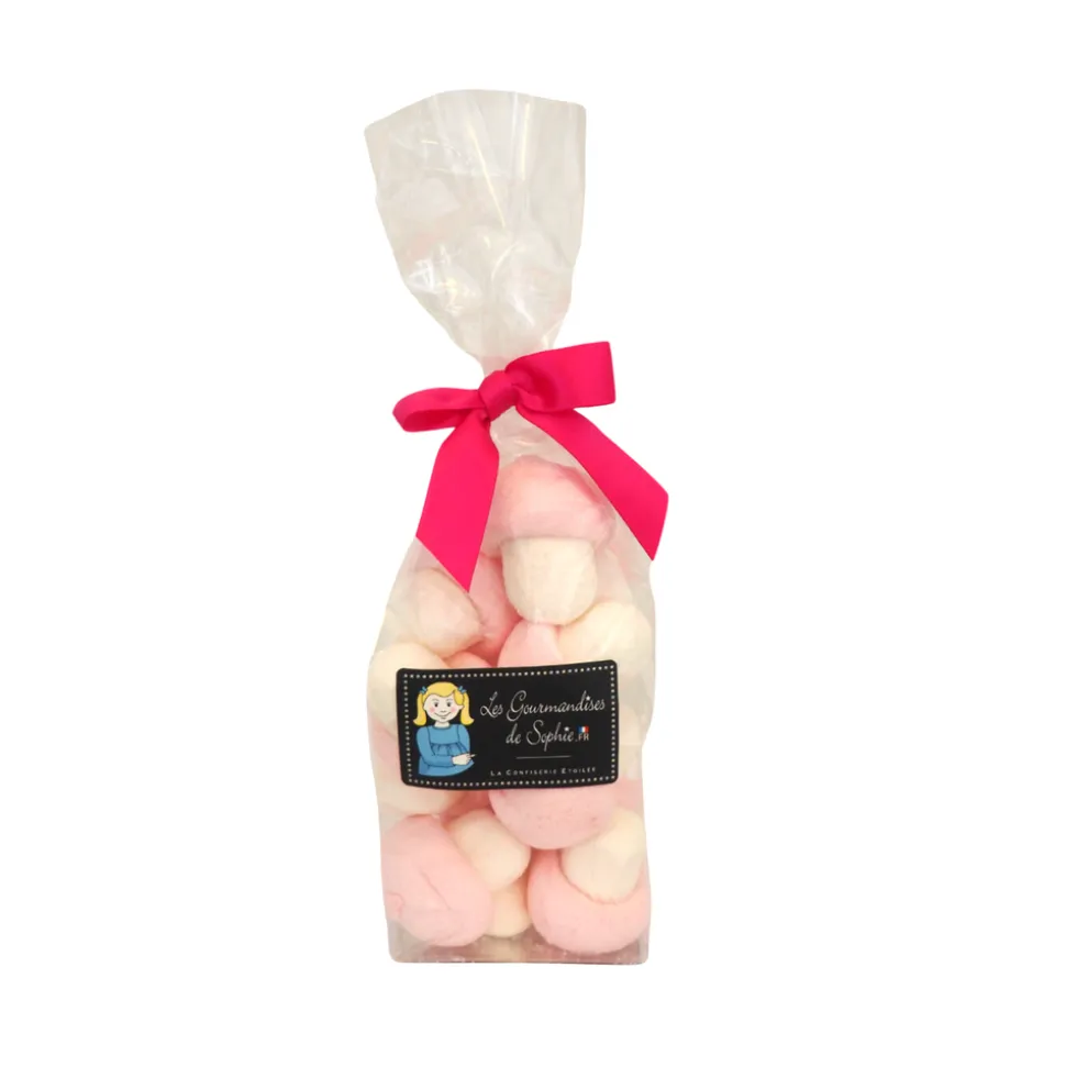 LES GOURMANDISES DE SOPHIE - Sachet confiseries : guimauves en forme de champignons - 110g