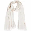 LES JARDINS DE LA COMTESSE - Echarpe cachemire beige amande