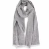 LES JARDINS DE LA COMTESSE - Echarpe cachemire et laine grise