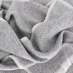 LES JARDINS DE LA COMTESSE - Etole / pashmina femme gris foncé