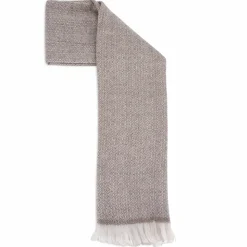 LES JARDINS DE LA COMTESSE - Echarpe cachemire et laine marron