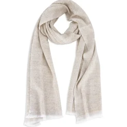 LES JARDINS DE LA COMTESSE - Echarpe cachemire et laine camel