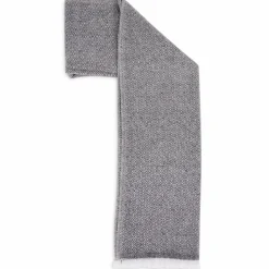 LES JARDINS DE LA COMTESSE - Echarpe cachemire et laine gris foncé