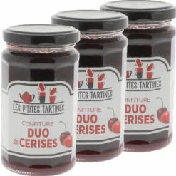 LES P'TITES TARTINES - Confiture de duo de cerises - les p'tites tartines