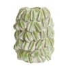 LIGHT AND LIVING - Vase carambola céramique vert 35x33x47cm