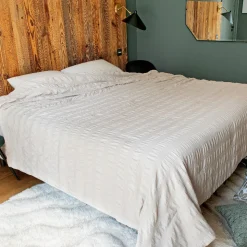 LINDER - Linder - jeté de lit - effet seersucker