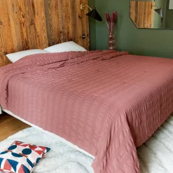 LINDER - Linder - jeté de lit - effet seersucker