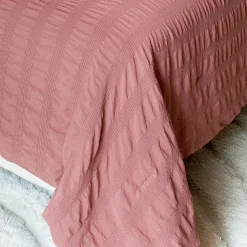 LINDER - Linder - jeté de lit - effet seersucker