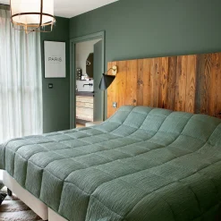 LINDER - Linder - jeté de lit - effet froissé