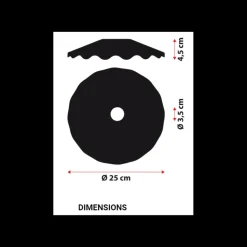 LOTTI - Lot de 8 abat jour blanc pour guirlande guinguette 230v lotti