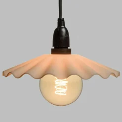 LOTTI - Lot de 8 abat jour blanc pour guirlande guinguette 230v lotti