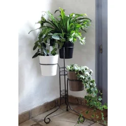 LOUIS MOULIN - Porte plante 3p anthracite