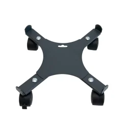 LOUIS MOULIN - Support poterie extensible avec 4 roulettes, métal anthracite 34-51cm