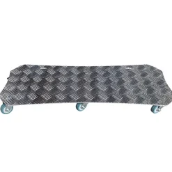 LOUIS MOULIN - Support "spécial bac" avec 6 roulettes, en aluminium L. 70 cm