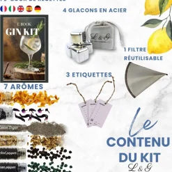 LOUISE & GASTON - Kit découverte aromatisation Gin