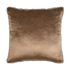 LOVELY CASA - Lovely casa - coussin carré fausse fourrure avec recto velours