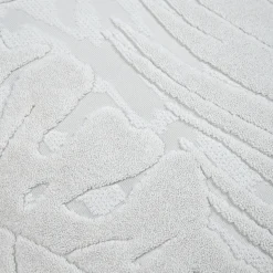 LOVELY CASA - Lovely casa - coussin carré - effet velours avec motif en relief tropical