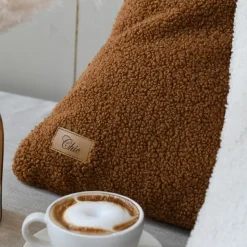 LOVELY CASA - Lovely casa - coussin carré - effet bouclette