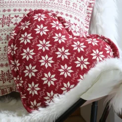 LOVELY CASA - Lovely casa - coussin coeur esprit chalet traditionnel