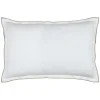 LOVELY CASA - Lovely casa - coussin volant plat feston noir coton