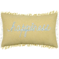LOVELY CASA - Lovely casa - coussin rectangulaire happiness
