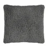 LOVELY CASA - Lovely casa - coussin carré moelleux fausse fourrure