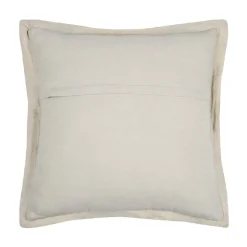 LOVELY CASA - Lovely casa - coussin carré uni en gaze de coton surpiquée