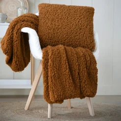 LOVELY CASA - Lovely casa - coussin carré moelleux fausse fourrure