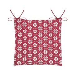 LOVELY CASA - Lovely casa - galette de chaise esprit chalet traditionnel en coton