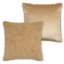 LOVELY CASA - Lovely casa - coussin carré fausse fourrure avec recto velours