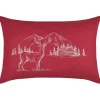 LOVELY CASA - Lovely casa - coussin rectangulaire cerf esprit chalet brodé