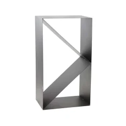 MAGNUS - Porte-bûches design 3 compartiments en acier lodz